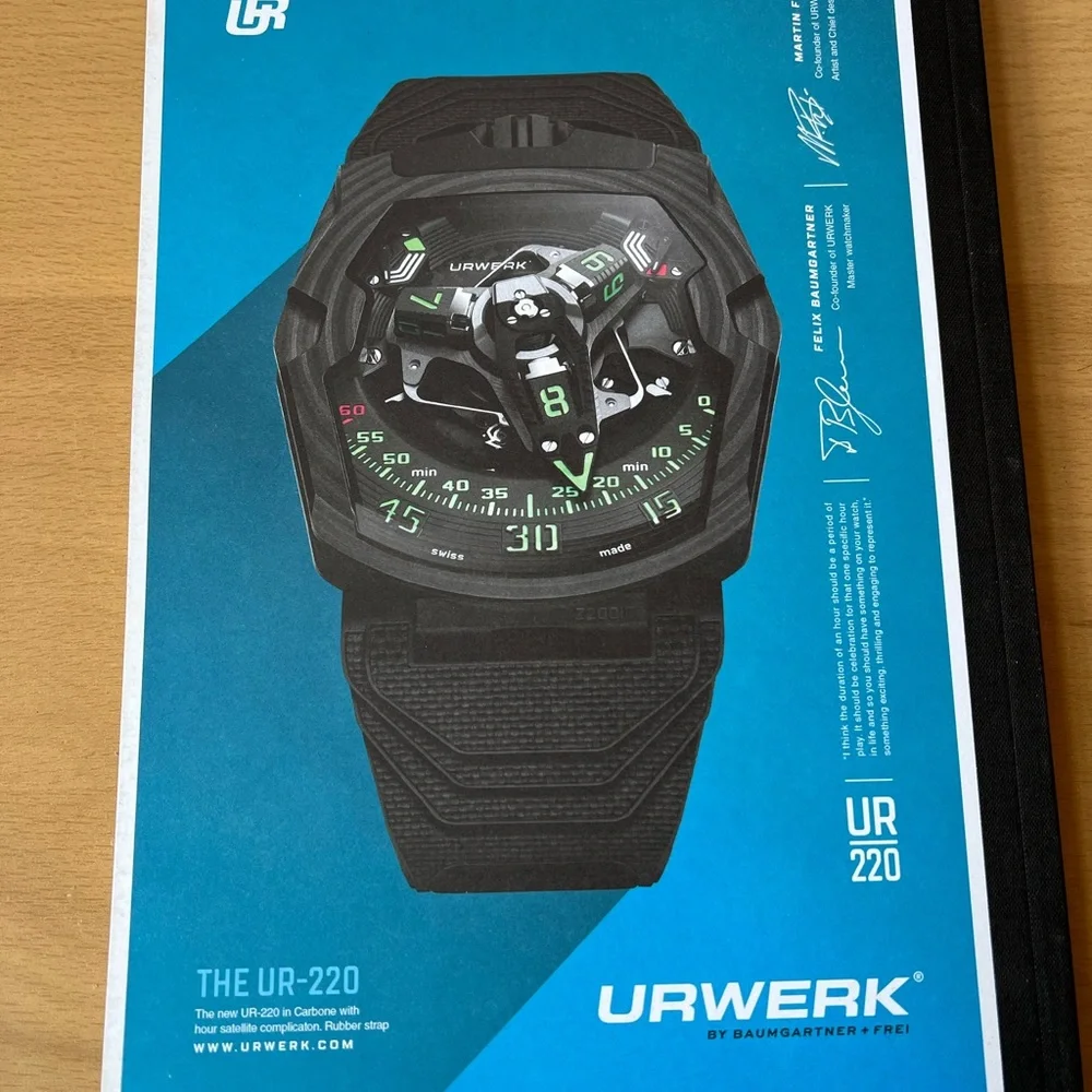 Brand New Blackbird Watch Catalog Manual Volume 4 Spring 2021 and Two Newspapers